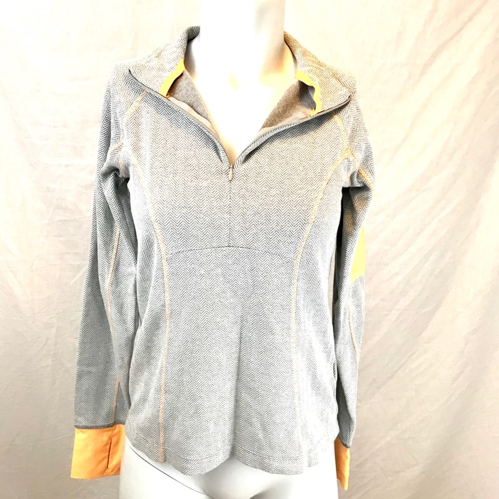 Mondetta Grey Chevron Workout Sweatshirt